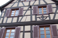 Ein paar hübsche Fachwerkhäuser im Elsass