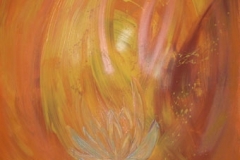 Lotus - Painting on canvas 60x80cm